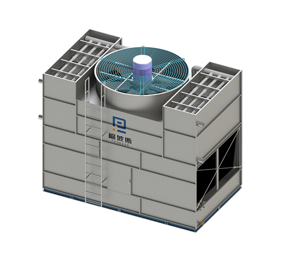 双进风复合流闭式冷却塔