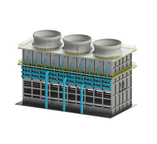 钢筋混泥土闭式冷却塔