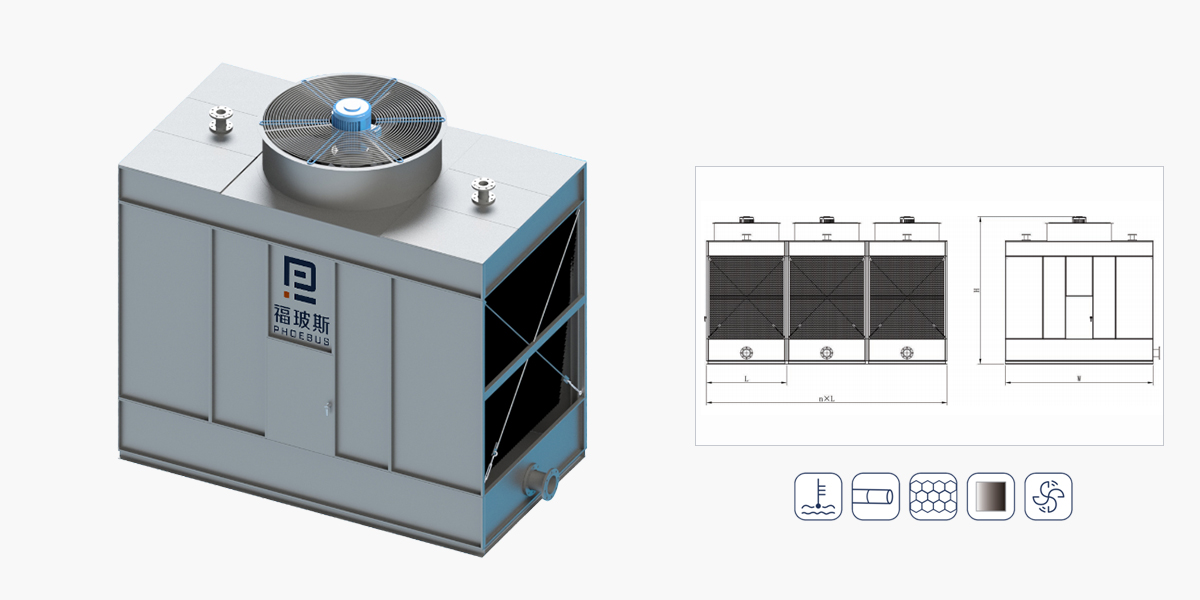 全钢横流开式冷却塔